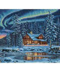 Dimensions kryželiu siuvinėjimo rinkinys Aurora Cabin