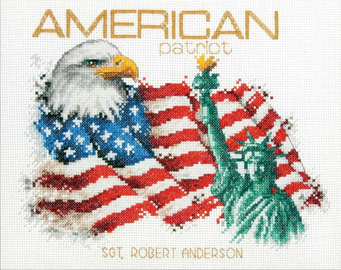 Dimensions siuvinėjimo rinkinys American Patriot erelis