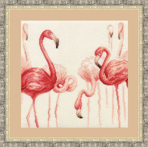 Siuvinėjimo rinkinys „Flamingas Nr.2“ F-003 (29 x 30,6 cm)