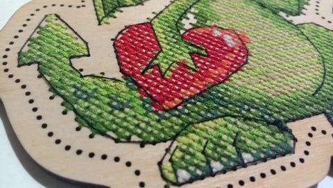 Bullfinch Cross Stitch Embroidery Kit for Beginners, Embroidery Craft, Multicolor Design with Fabric, Threads, Needle and Pattern