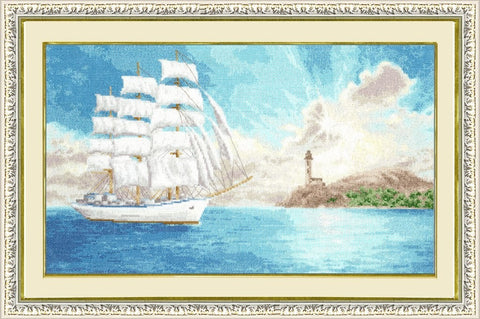 MM014 Fregate Cross Stitch Kit from Golden Fleece