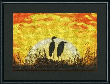 Z034 Storks Cross Stitch Kit from Golden Fleece