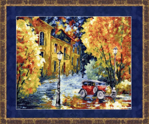 GM012 Autumn Cross Stitch Kit from Golden Fleece