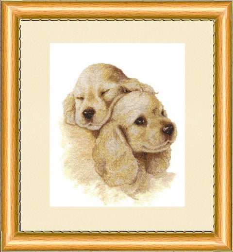 NL016 Loving Couple Cross Stitch Kit from Golden Fleece