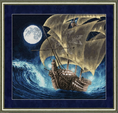 MM013 To the Distant Shores Cross Stitch Kit from Golden Fleece