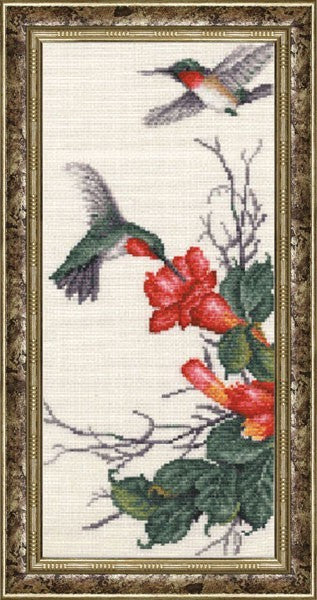 RS002 Colibry Cross Stitch Kit from Golden Fleece