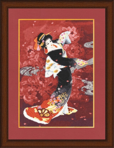 KV008 Dance of the Fire Cross Stitch Kit from Golden Fleece