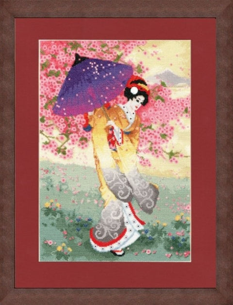 KV010 Dance of the Wind Cross Stitch Kit from Golden Fleece