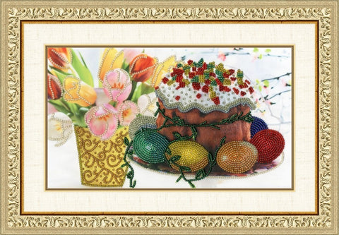 RT019 Happy Easter Cross Stitch Kit from Golden Fleece