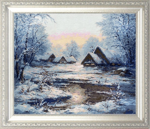 LP018 Winter Cross Stitch Kit from Golden Fleece