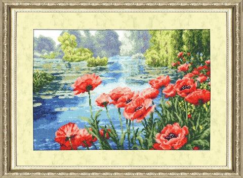 LP021 Summer Colours Cross Stitch Kit from Golden Fleece