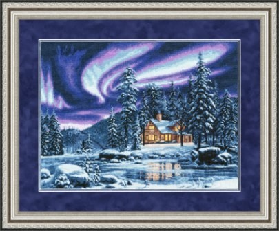 LP030 Polar Radiance Cross Stitch Kit from Golden Fleece