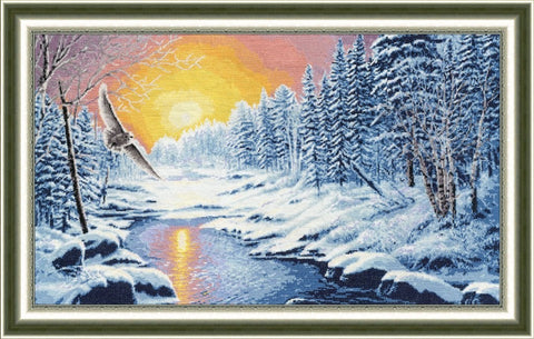 LP033 Forest Guardian Cross Stitch Kit from Golden Fleece