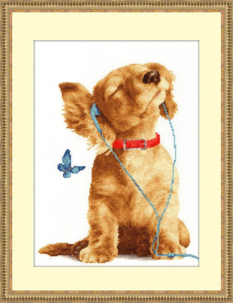 NL027 Music Lover Cross Stitch Kit from Golden Fleece