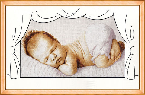 SV015 Sleepyhead Cross Stitch Kit from Golden Fleece