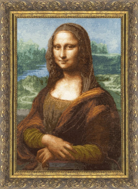 MK023 Mona Lisa Cross Stitch Kit from Golden Fleece