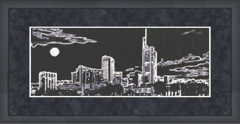 S007 Night City Cross Stitch Kit from Golden Fleece