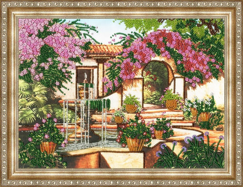 RT017 Wish fountain Cross Stitch Kit from Golden Fleece