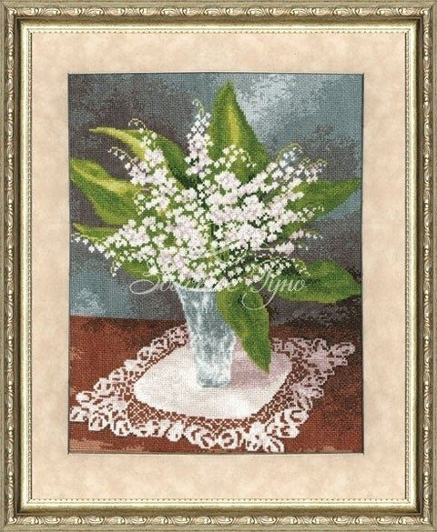 LTS020 Lilies Cross Stitch Kit from Golden Fleece