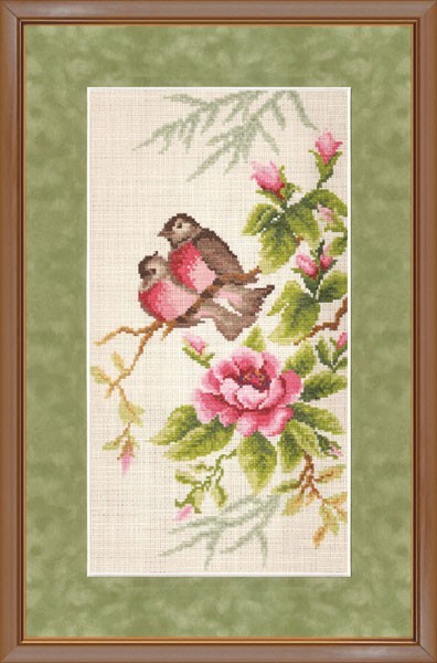 RS003 Spring Etude Cross Stitch Kit from Golden Fleece