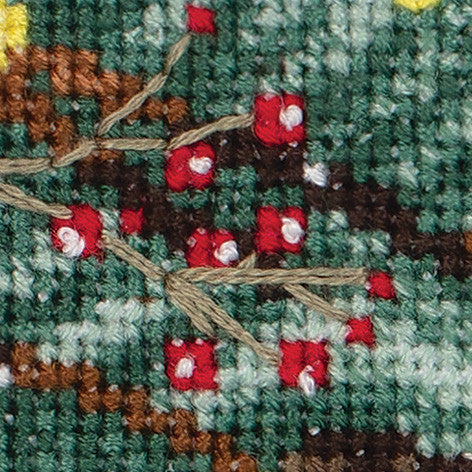 Christmas Cats Cross Stitch Kit, Partial Stitching, PANNA, Aida 18 Canvas, 37 x 19.5 cm, Holiday Embroidery Pattern