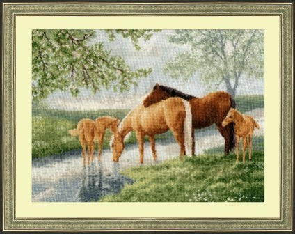 Z031 Foggy Morning Cross Stitch Kit from Golden Fleece