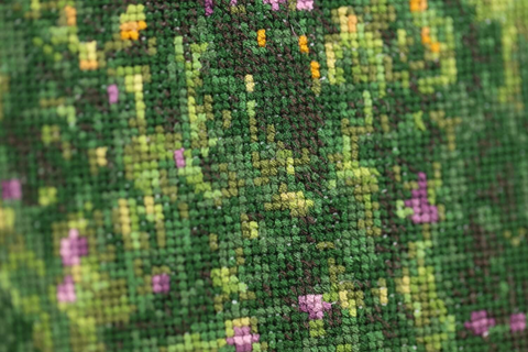 Cross Stitch Kit Birch Grove, 18 Count Zweigart Canvas, 70x40 cm, 30 Madeira Thread Colors, Zolotoe Runo S/MK113
