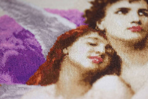 Cross Stitch Kit The Abduction of Psyche, 42 x 76 cm, Zolotoe Runo, Aida 18, 58 Madeira Colors