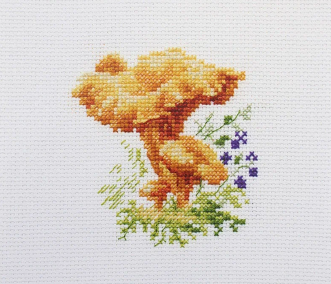 Siuvinėjimo rinkinys kryželiu Voveraitės, 14 ct Aida, 9x9 cm