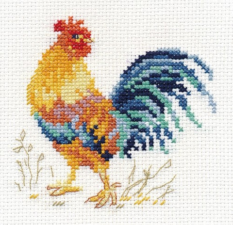 Siuvinėjimo rinkinys Gaidys, Aida 14, 9x10 cm