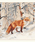 Siuvinėjimo rinkinys Lapė, Aida 16 kreminė, 23x17 cm