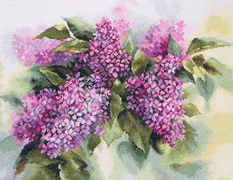 Siuvinėjimo rinkinys Alisa Akvarelinės Alyvos, Aida 14, 41x30 cm