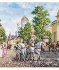 Siuvinėjimo rinkinys Kristaus Šventykla, Aida 16, 45x31 cm