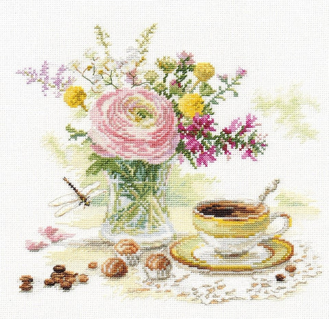 Alisa Kryželių rinkinys Rytinė kava, Aida 16, 23x22 cm