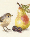 Kryželių rinkinys Alisa Paukštis ir kriaušė, Aida 16, 17x11 cm