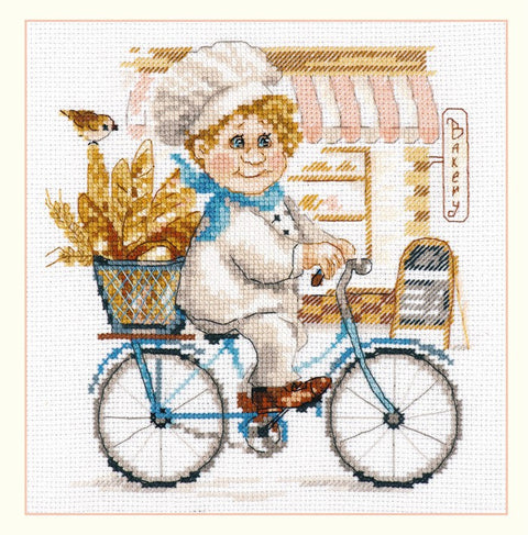 Siuvinėjimo rinkinys Gamma Aida 14, 16x17 cm