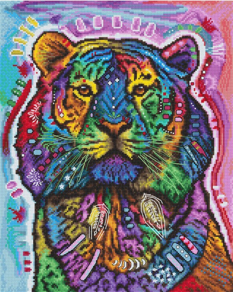 Siuvinėjimo rinkinys Curious Tiger SLETIL8003