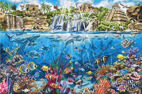 Siuvinėjimo rinkinys Pirate Island SLETIL8036