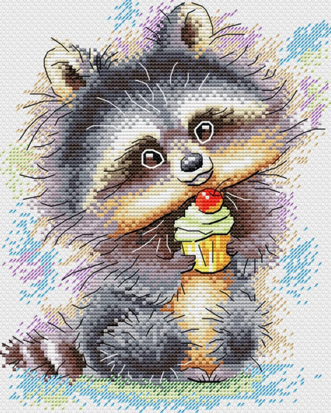 MP Studia Cross Stitch Embroidery Kit, Help Yourself Design, DIY Home Decor Craft Set for Beginners and Advanced Stitchers