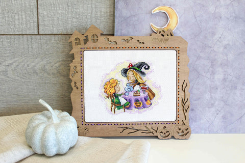 Afternoon Tea Cross Stitch Embroidery Kit, MP Studia Project for Beginners and Advanced Crafters, Kitchen or Living Room Decor