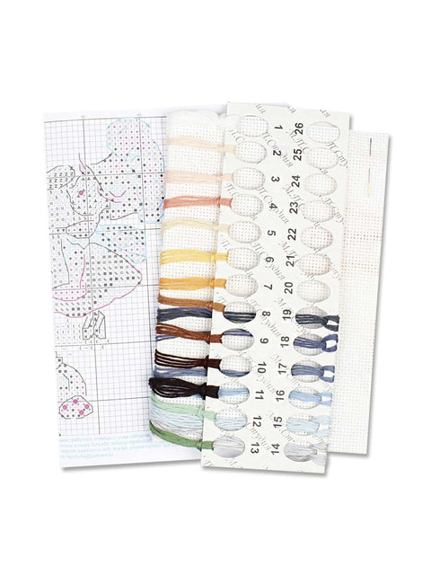 Cross Stitch Kit “Secret Recipe” 10x12 cm Kitchen Decor, MP Studia, 14 Count White Canvas, 19-Color Kirov Floss, Pattern and Needle