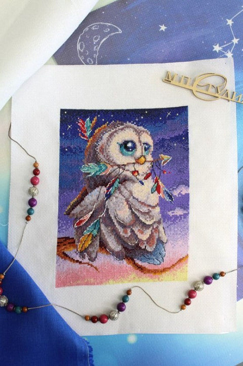 MP Studia Cross Stitch Embroidery Kit, Multicolor Design, Clear Chart, Beginner-Friendly Counted Stitch Pattern