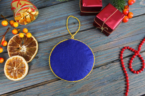 Cross Stitch Kit for Forest Clock Pinkeep, 9×9 cm Decorative Pin Cushion, MP Studia DIY Embroidery Project