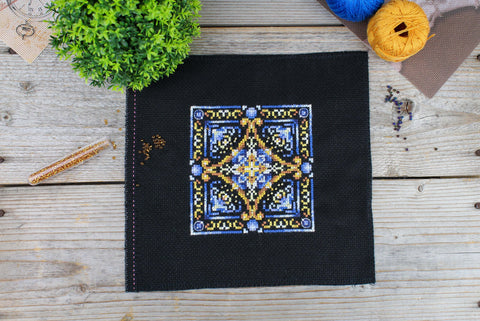 Counted Cross Stitch Kit with Persian Motifs, MP Studia, Aida Fabric, Cotton Threads, Beginner to Advanced