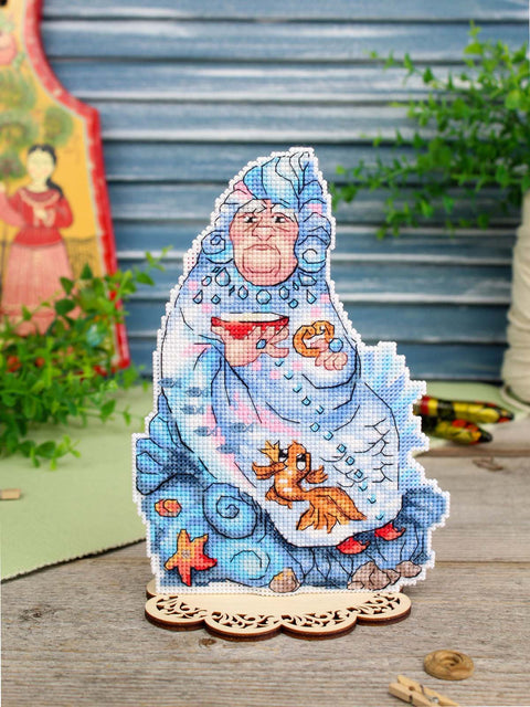 Cross Stitch Embroidery Kit “Left With Nothing,” 19 x 13 cm, MP Studia, 26-Color Threads, Plastic Canvas, Pattern & Needle