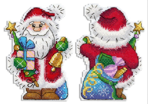 Cross Stitch Kit with Pattern and Threads, Festive Decorative Embroidery Set, MP Studia
