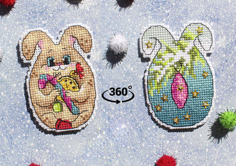 MP Studia Cross Stitch Kit – Festive Holiday-Themed Embroidery, Multicolor, Beginner-Friendly Craft Hobby