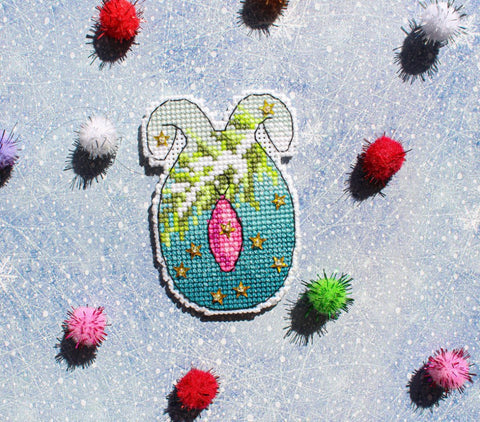 MP Studia Cross Stitch Kit – Festive Holiday-Themed Embroidery, Multicolor, Beginner-Friendly Craft Hobby