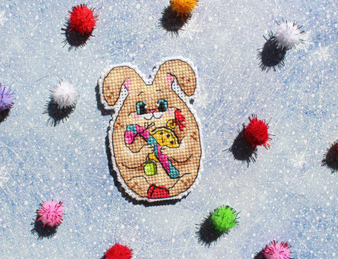 MP Studia Cross Stitch Kit – Festive Holiday-Themed Embroidery, Multicolor, Beginner-Friendly Craft Hobby