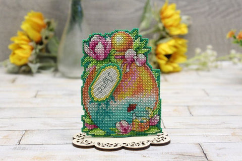 Cross Stitch Kit MP Studia, Summer Fruits and Flowers Design, Aida Fabric, Cotton Threads, Needle and Instructions
